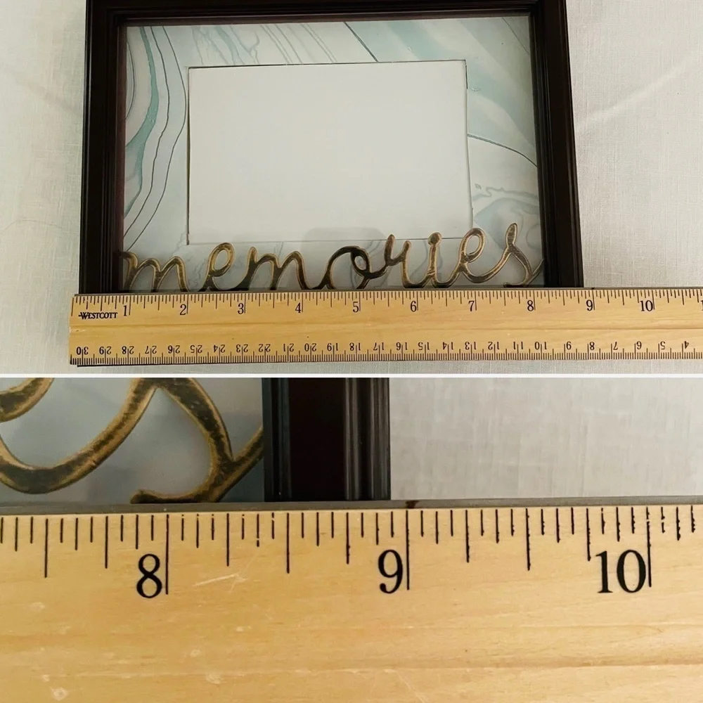 2/$10 Gold Scroll Memories Picture Frame,